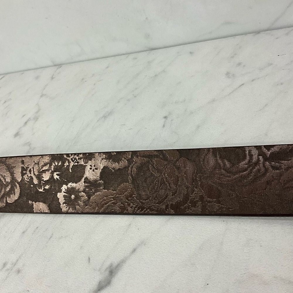 KENNETH COLE REACTION Floral Belt - Picture 3 of 4